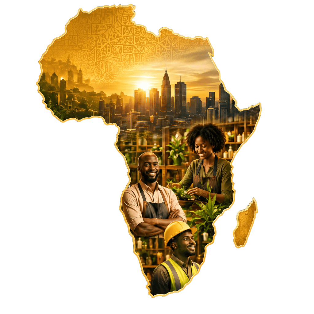 Africa Map Silhouette